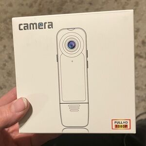 Sleek White Full HD 1080P Digital Camera